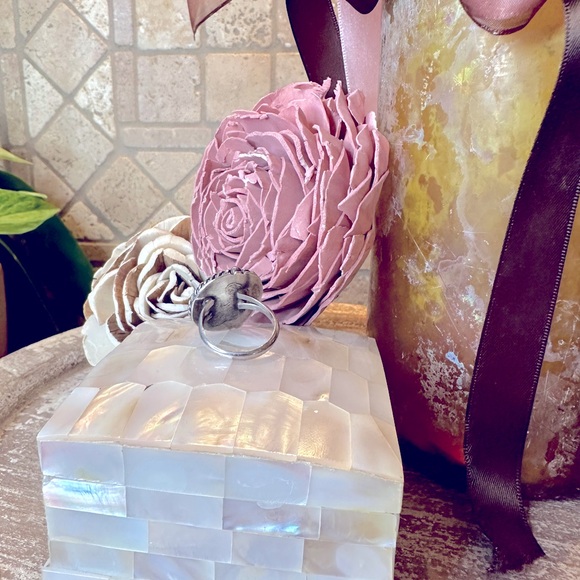 Fred Harvey Era Sleeping Beauty Turquoise & Sterling Silver Ring - Picture 3 of 4